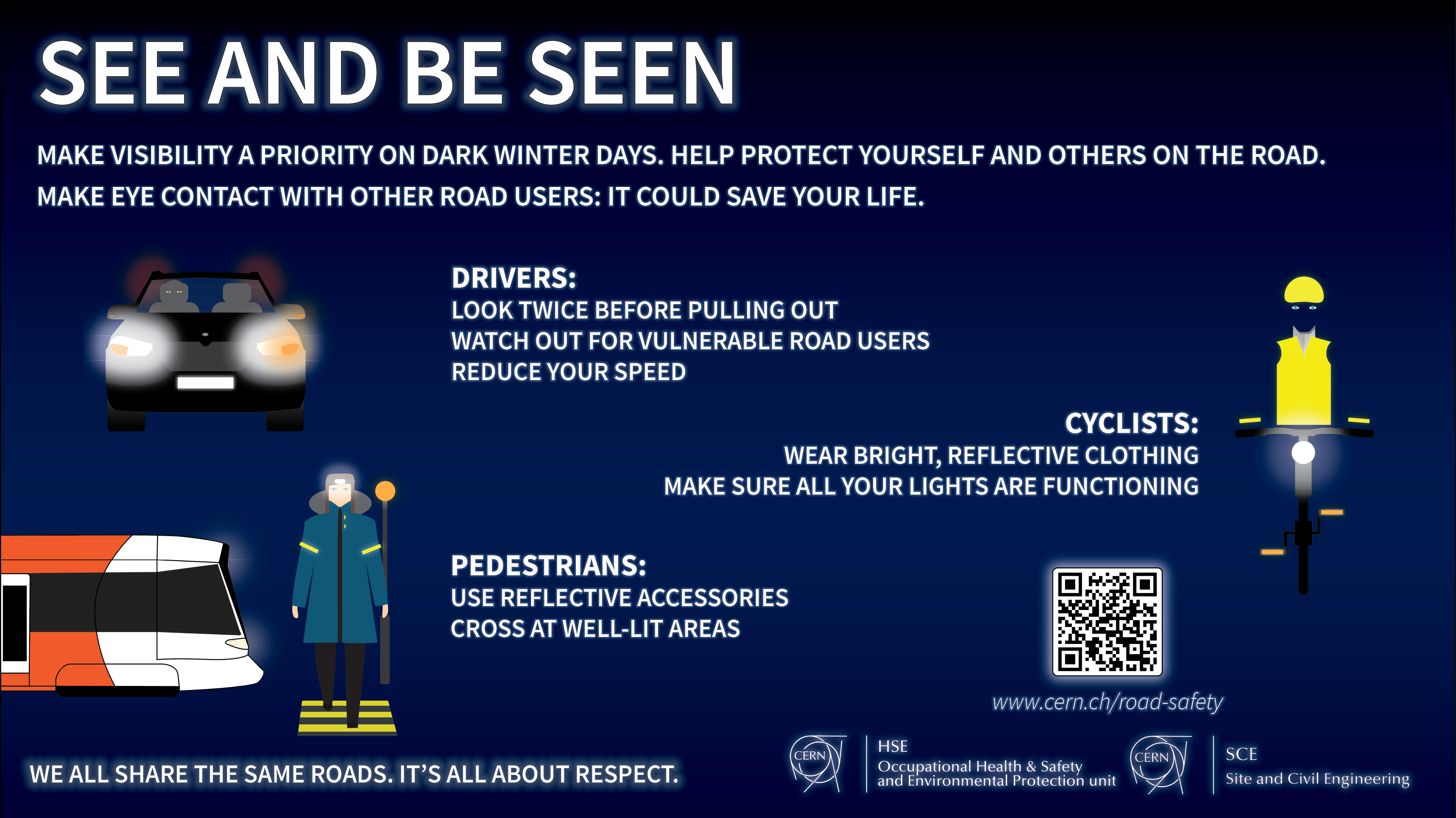 See & be seen poster